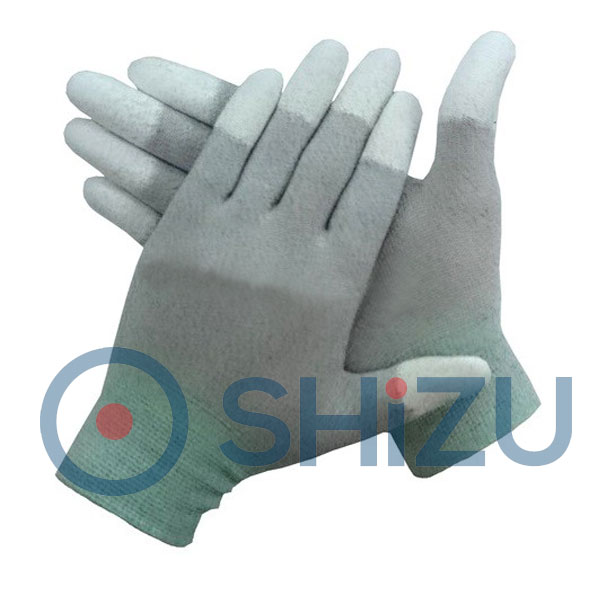 Găng tay chống tĩnh điện sợi Carbon phủ PU