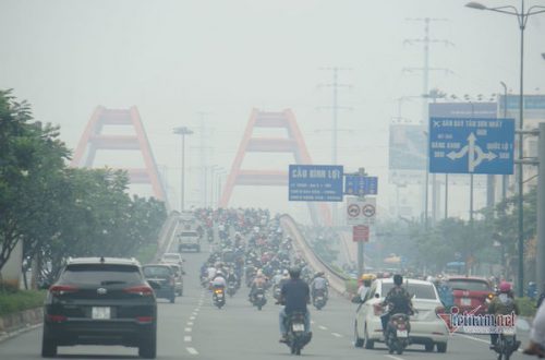 Không khí ở Tp.HCM ô nhiễm (nguồn Vietnamnet)