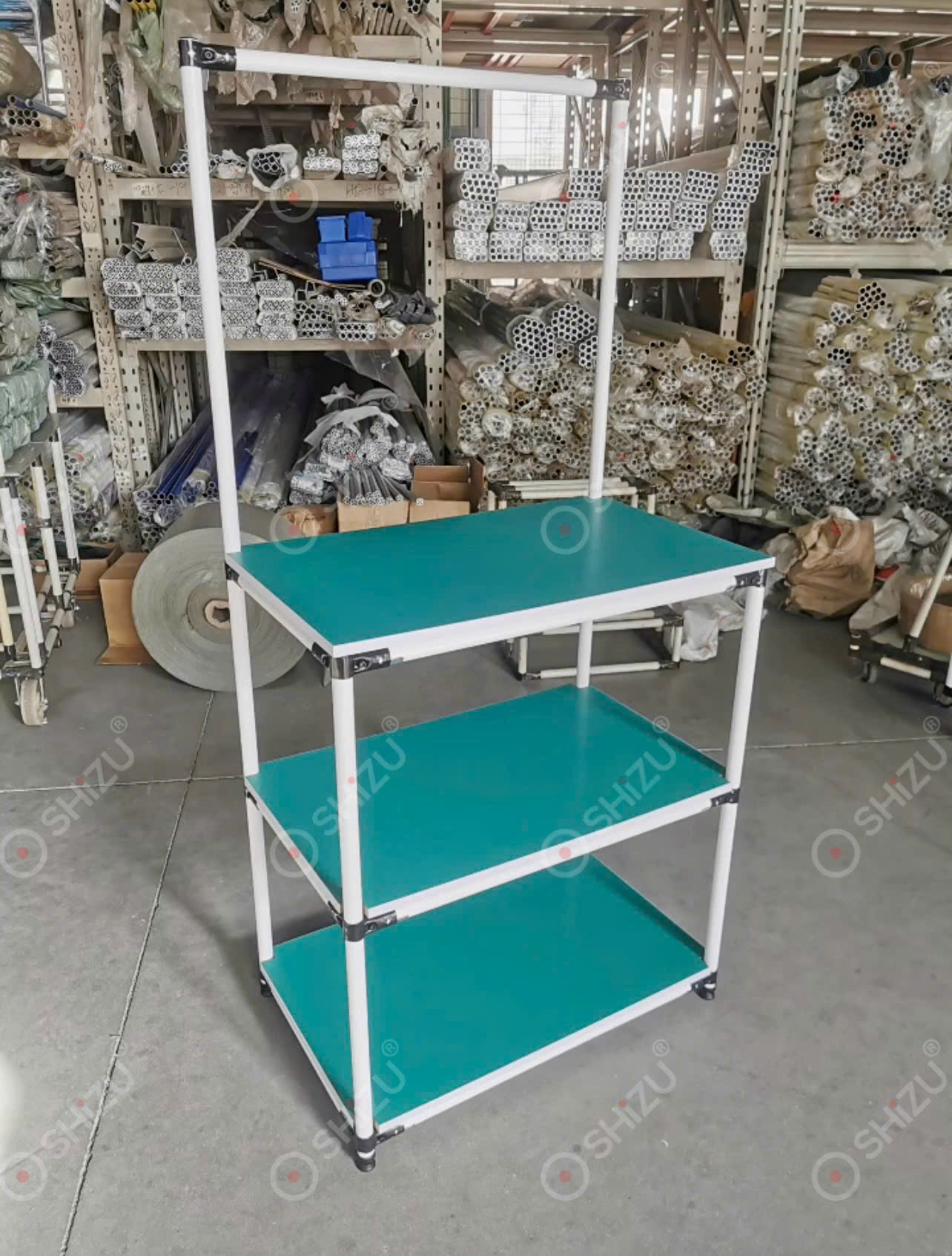 Bàn thao tác chống tĩnh điện SHiZU - bố trí công đoạn sản xuất 5